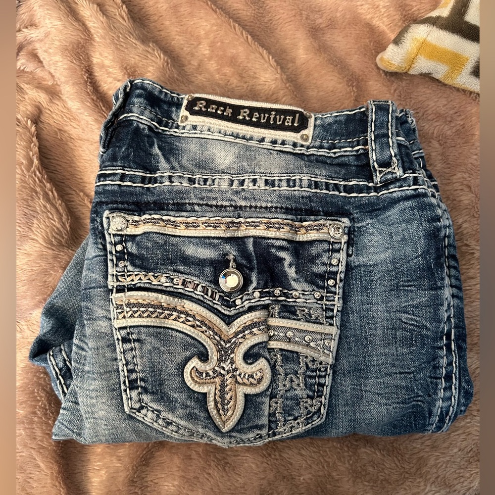 Rock revival Easy Boot Jeans 32x29 back up for sale